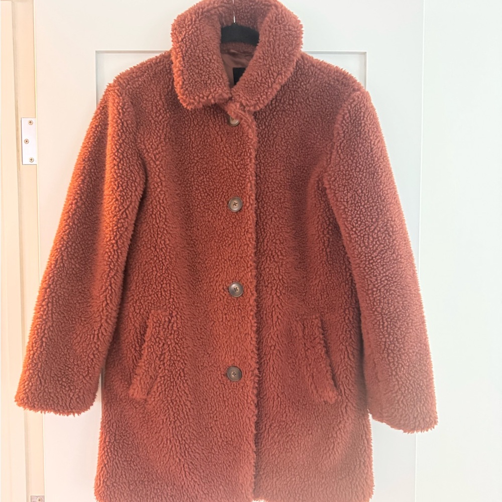 Madewell Rust Teddy Jacket
